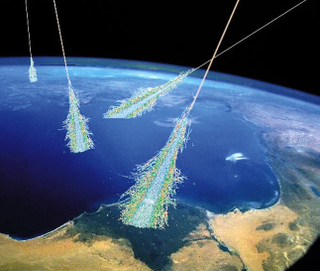 Illustration for article titled Cosmic rays could have caused one of the worst mass extinctions on Earth